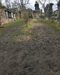 Greyfriars Kirkyard is pictured.
