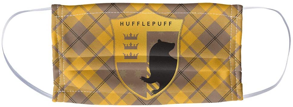 Popfunk Harry Potter face mask, Hufflepuff crest print