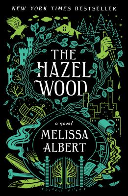 The book cover for "The Hazel Wood", the first in the trilogy, by Melissa Albert.