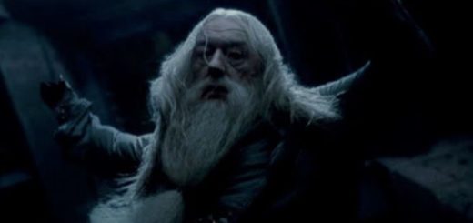 Dumbledore falling to his death
