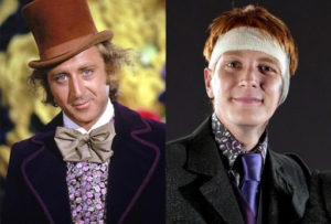 Fan theory that George Weasley grows up to be Willy Wonka