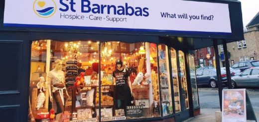 St Barnabas Harry Potter store facade displays Harry Potter items.