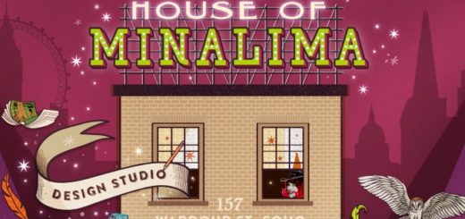 House of MinaLima is shown in a graphic design