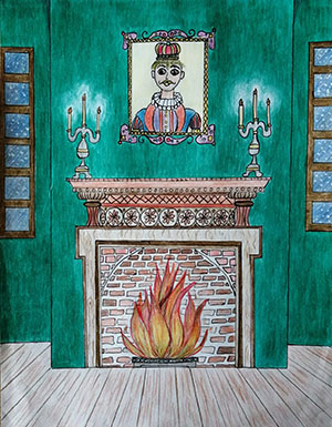 Pictured is an illustration for the United Kingdom edition of “The Ickabog” by Shannon, 11, of the UK.