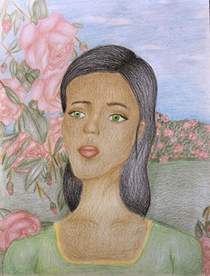 Pictured is an illustration for the United Kingdom edition of “The Ickabog” by Sofia, 12, of Australia.