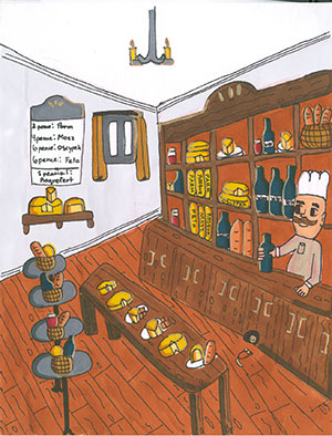 Pictured is an illustration for the United States edition of “The Ickabog” by Olivia, 10, of California.