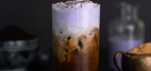 Lavender Brown's Iced Coffee
