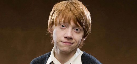 Ron Weasley grinning