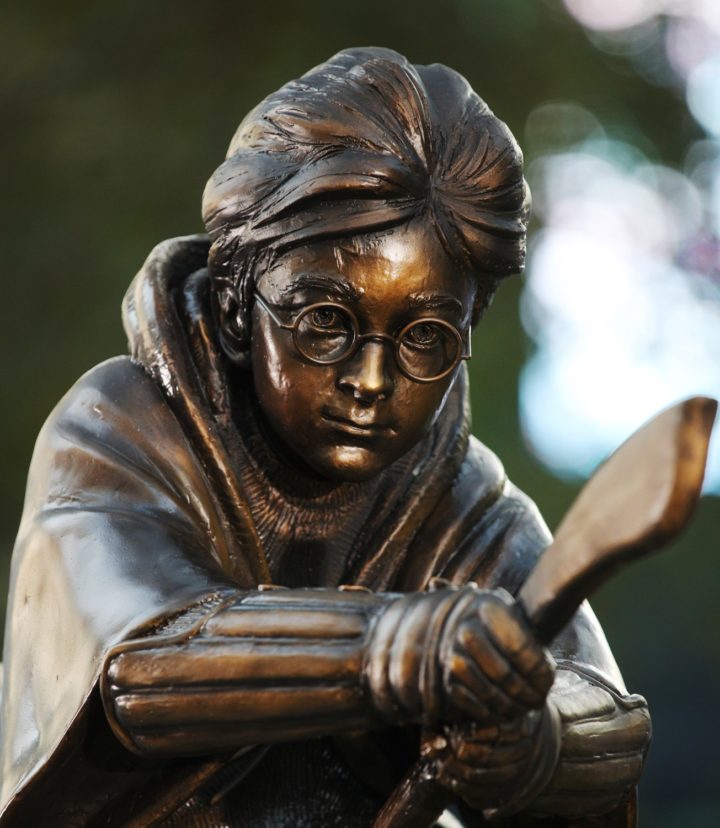 "Harry Potter" Statue on "Scenes in the Square" Trail Is Officially
