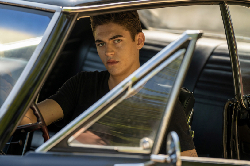 Perhaps if Hero Fiennes-Tiffin gets out of his car in “After We Collided”, he’ll feel better. (Credit: Open Road Films)