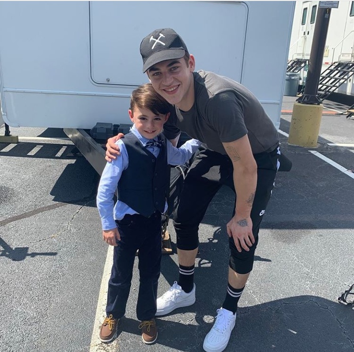 Hero Fiennes-Tiffin steps outside his character, Hardin Scott, and is able to be his cheerful self on the set of “After We Collided”.