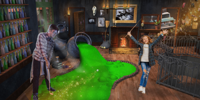 Hole in Wand Crowdfunding for New Wizarding Miniature Golf Experience