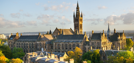 University of Glasgow's campus is pictured.