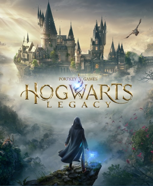 Pictured is artwork that will appear on the packaging for "Hogwarts Legacy".