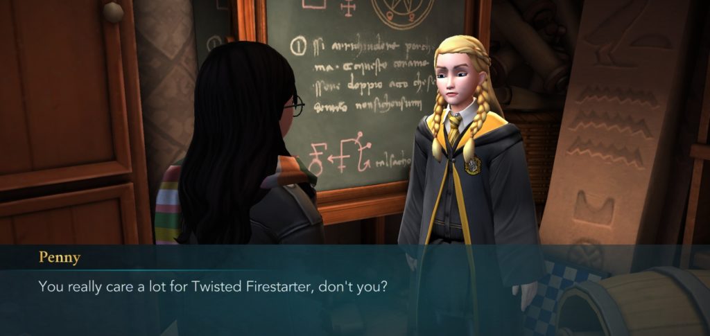 Penny Haywood speculates that you may care for Twisted Firestarter in "Hogwarts Mystery".