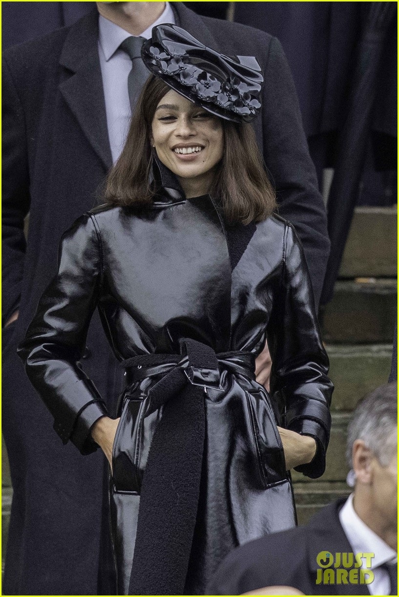 Zoë Kravitz cracks a smile as Selina Kyle during filming for “The Batman”.