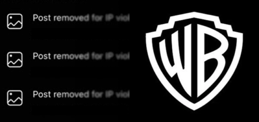 An Instagram notice screenshot is pictured beside the current Warner Bros. logo as a featured image.