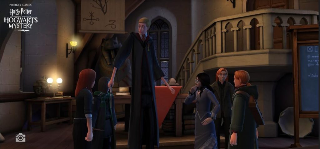 Ben Copper falls victim to the Stretching Jinx in "Hogwarts Mystery".