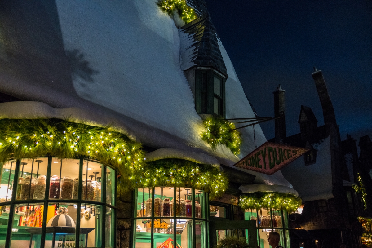 Hogsmeade at Universal Orlando Resort is pictured.