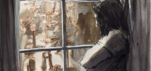 Featured Image: Illustration of Sirius Black staring out a window