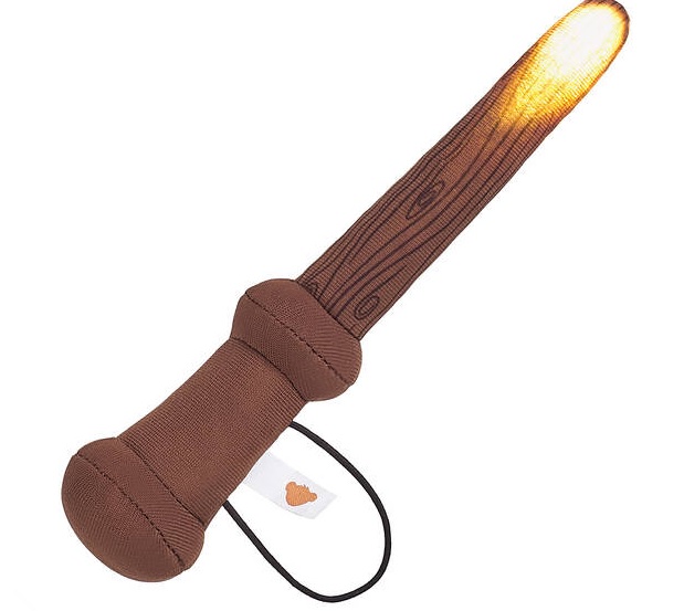 Pictured is a light-up wand accessory for "Harry Potter" Build-A-Bear Workshop bears.