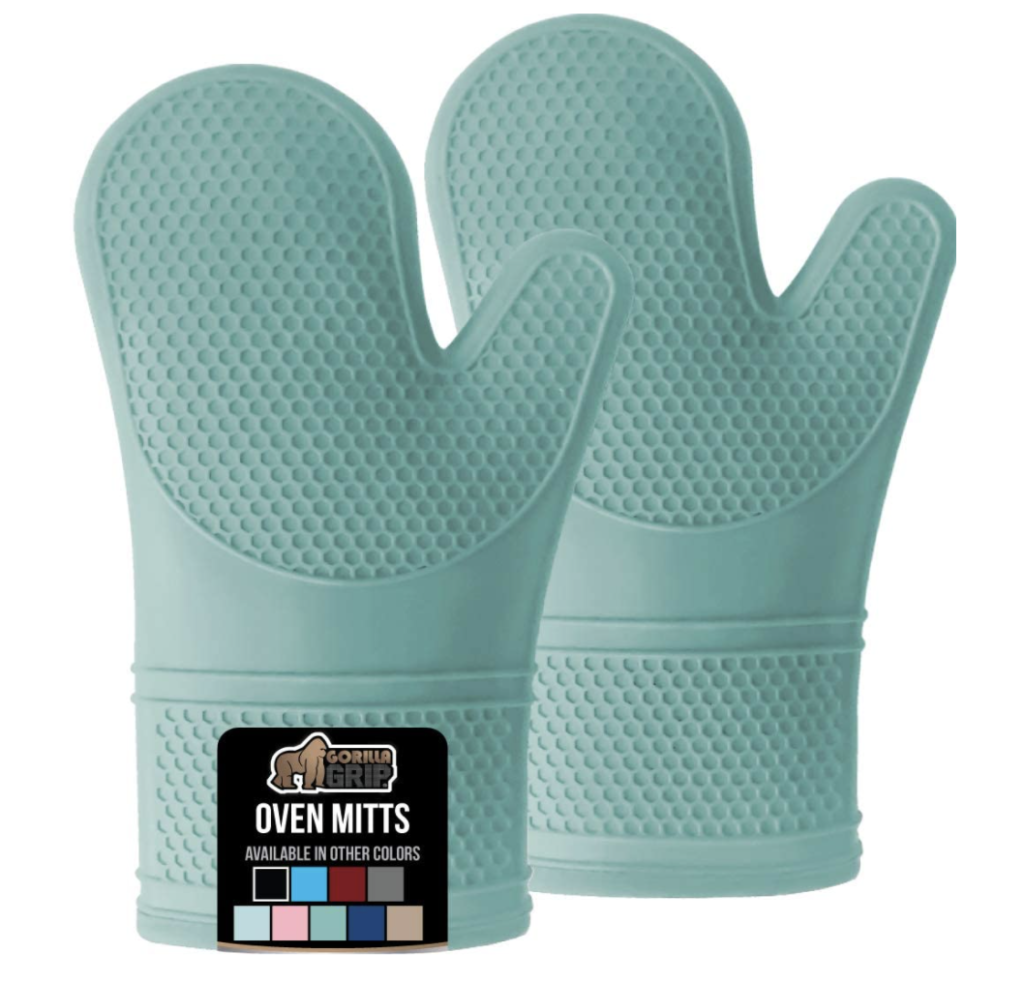 These are non-slip oven mitts. 