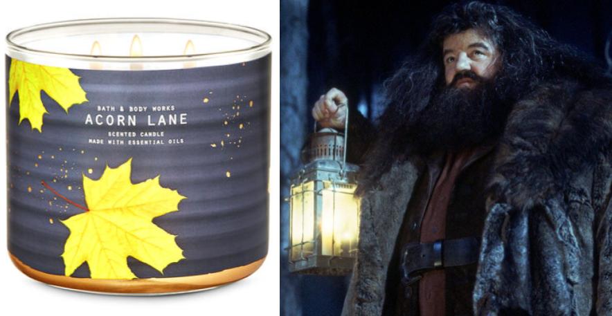 harry potter characters bath and body works candles