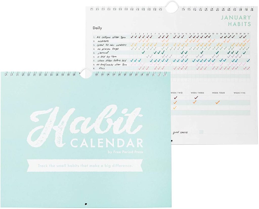 This habit calendar is the perfect gift for a Slytherin