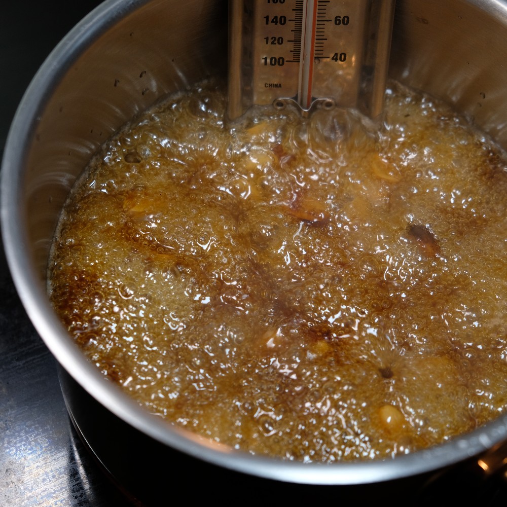 Nut Brittle boiling
