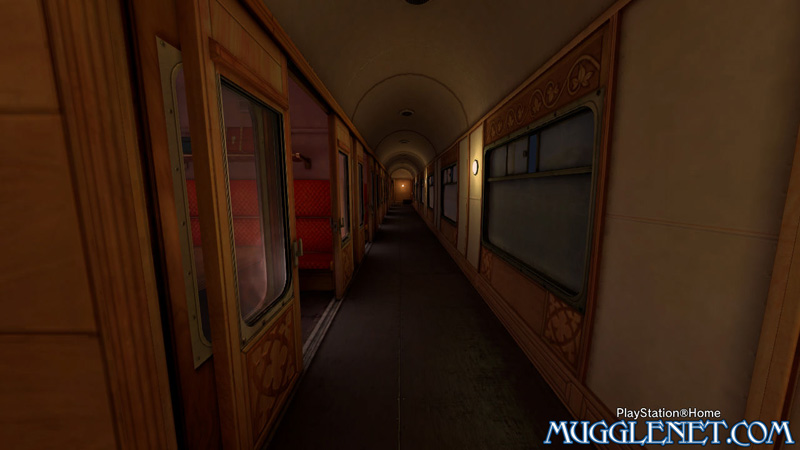 Pottermore Playstation Hogwarts Express interior