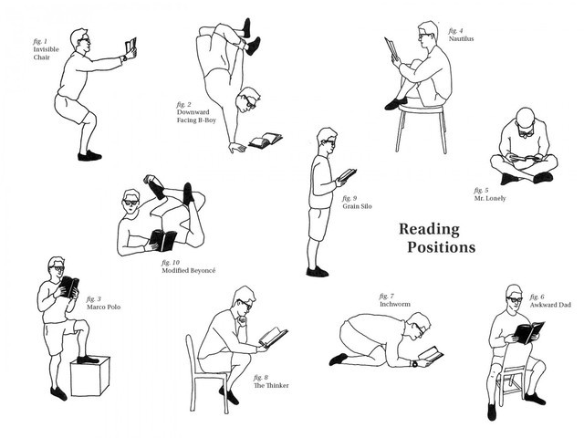 Reading Yoga Poses