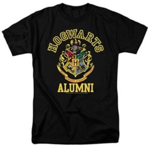 Hogwarts alumni T-shirt with Hogwarts crest