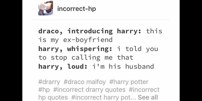 Drarry Headcanon