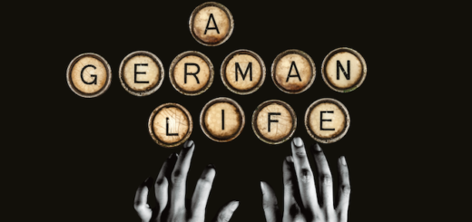 A promotional image for "A German Life" starring Dame Maggie Smith.