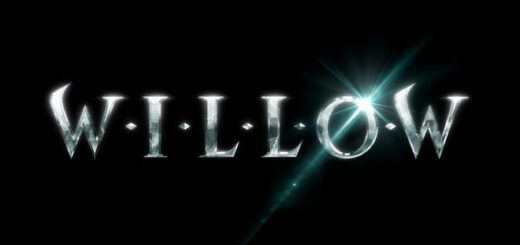 The Willow logo on a black background