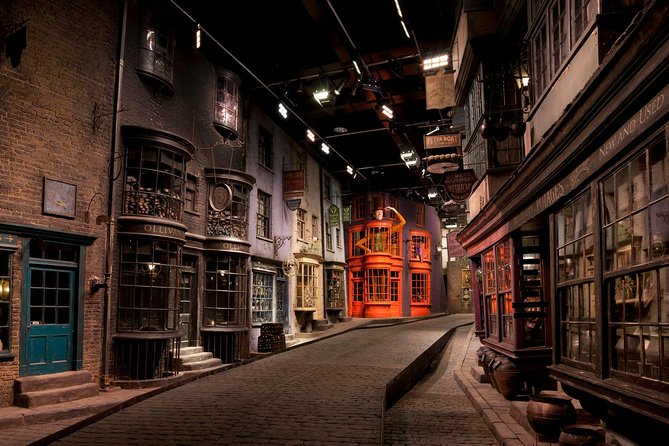 The Diagon Alley replica at the Making of Harry Potter