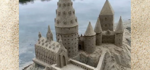 Sculptor Leonardo Ugolini built the entire Hogwarts Castle out of sand.