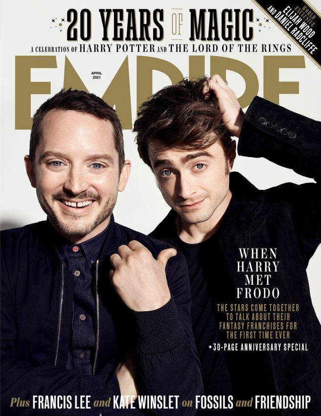 Elijah Wood and Daniel Radcliffe are pictured together on Empire magazine's cover.