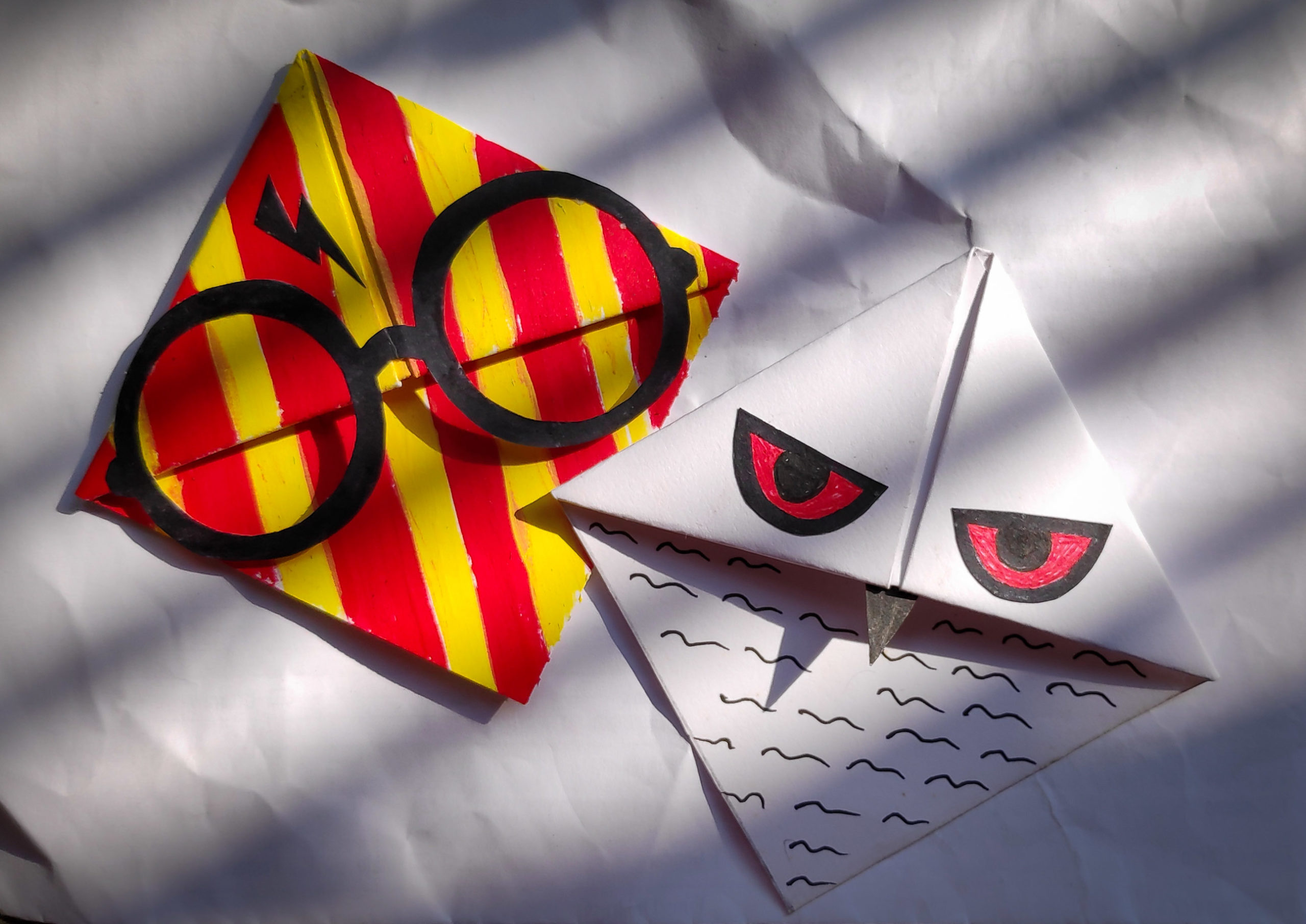 DIY Bookmark / Marque-pages Harry Potter -- Hedwig/Hedwige