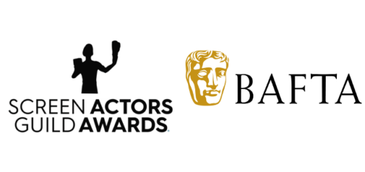 The logo for the Screen Actors Guild Awards is pictured beside the BAFTA logo in a featured image.