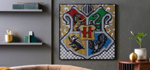 4,249-piece Harry Potter wall art set, Harry Potter Hogwarts Crests