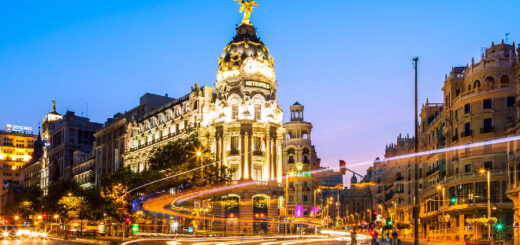 The city of Madrid, Spain