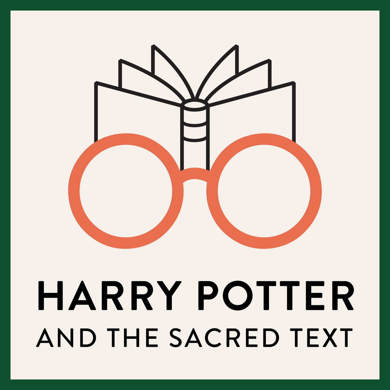 The logo for Harry Potter and the Sacred Text