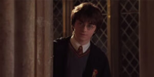 Harry Potter overhears classmates talking behind his back, calling him the Heir of Slytherin