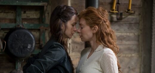Katherine Waterston and Vanessa Kirby in "The World to Come"