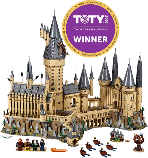 The LEGO Harry Potter Hogwarts Castle 71043 Castle Model Building Kit is shown as pictured on Amazon.