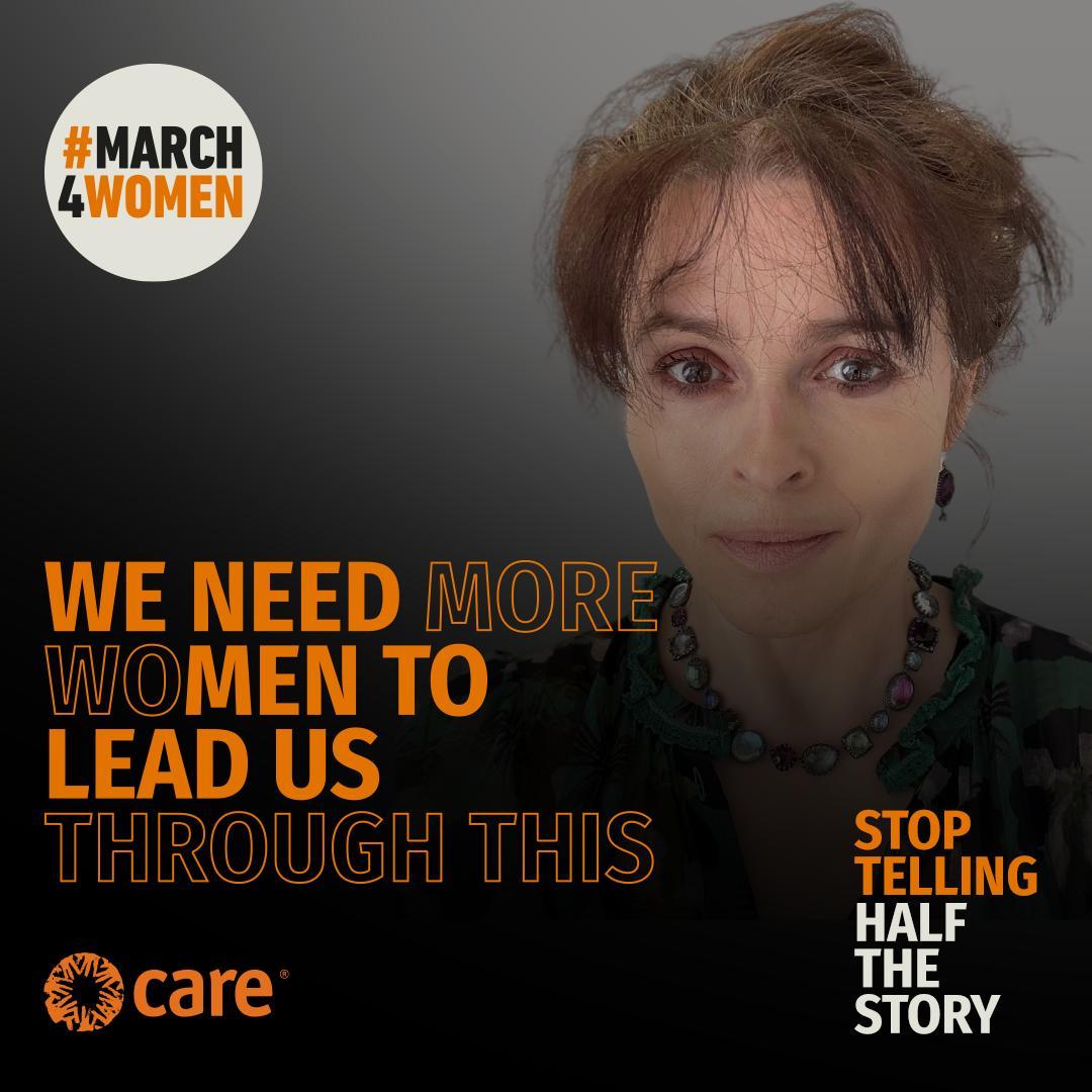Helena Bonham Carter and Stephen Fry Campaign for March4Women