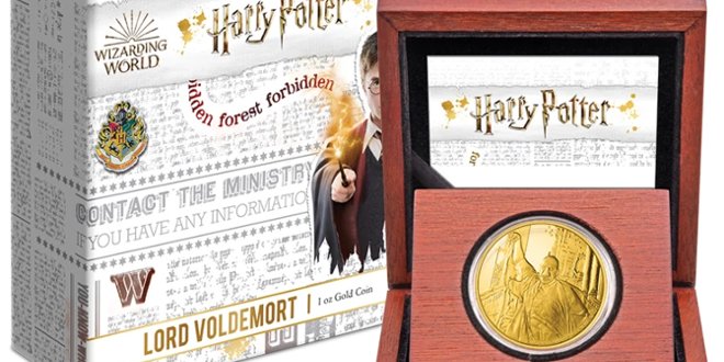 New Zealand Mint Launches Classic Lord Voldemort Gold and Silver Coins