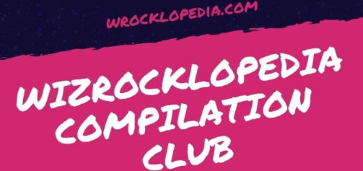 Wizrocklopedia Compilation Club banner with website URL