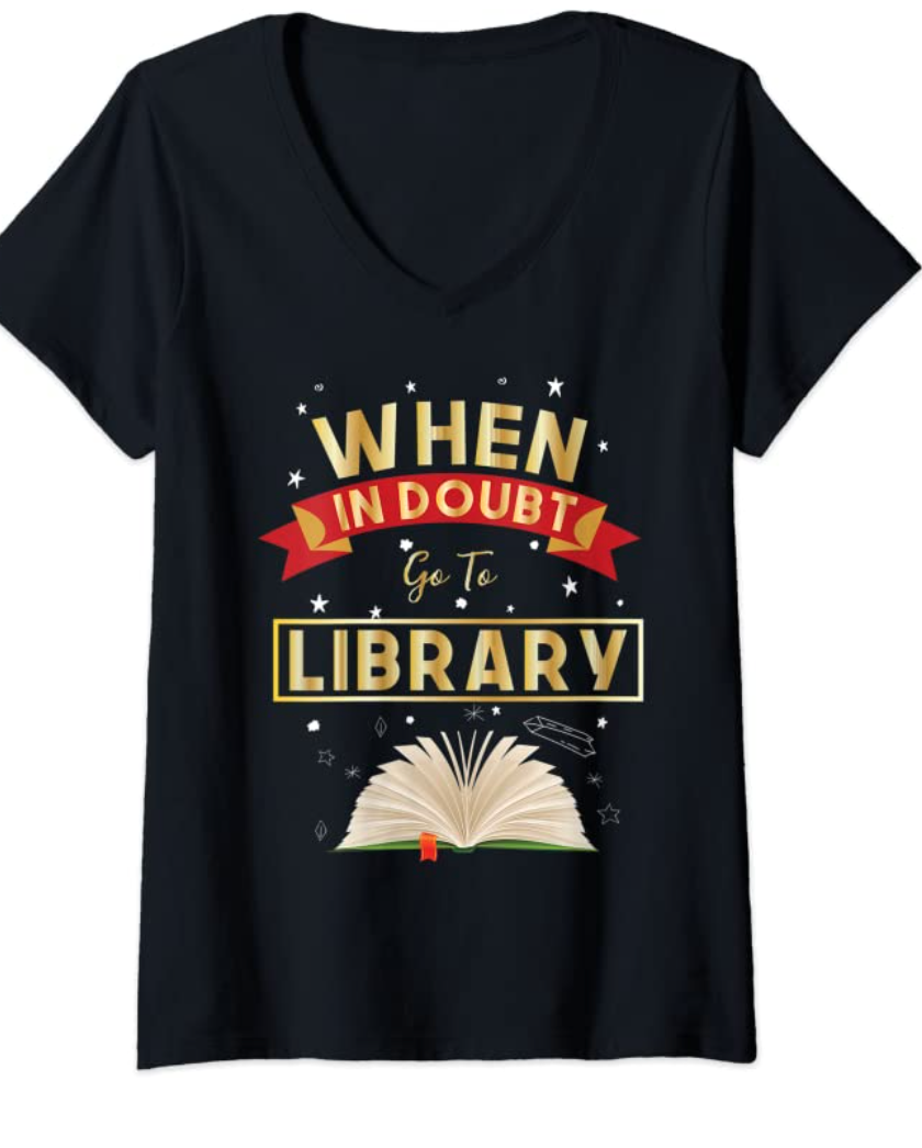 When in Doubt Go to the Library tote bag — Out of Print